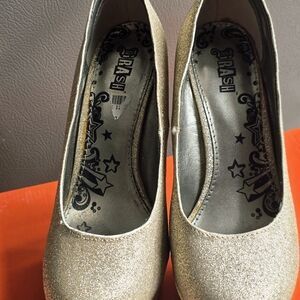 Gold Glitter Women's Pump